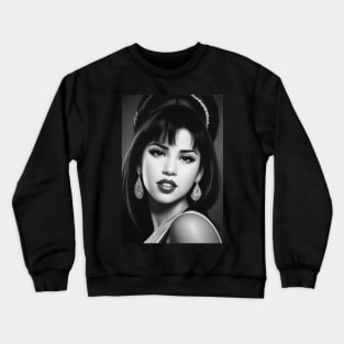 Womens Music Gift Love Selena Crewneck Sweatshirt